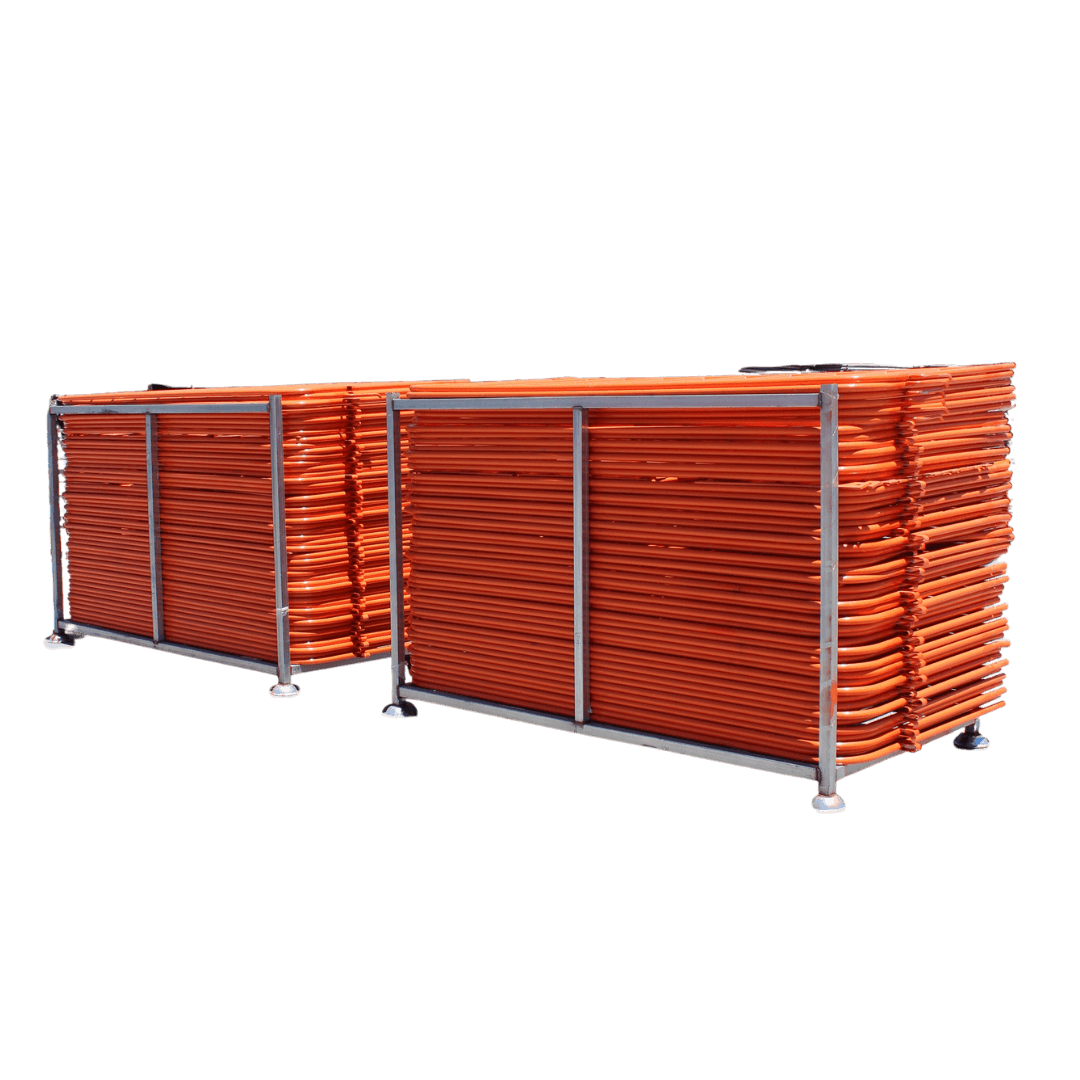 200m Orange Crowd Control Barrier Package